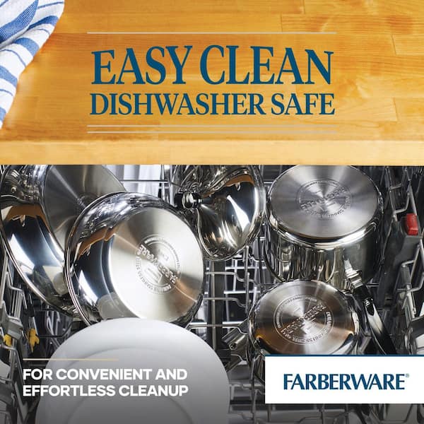 Farberware Classic Series II Stainless Steel 12-Pieces Cookware Set 