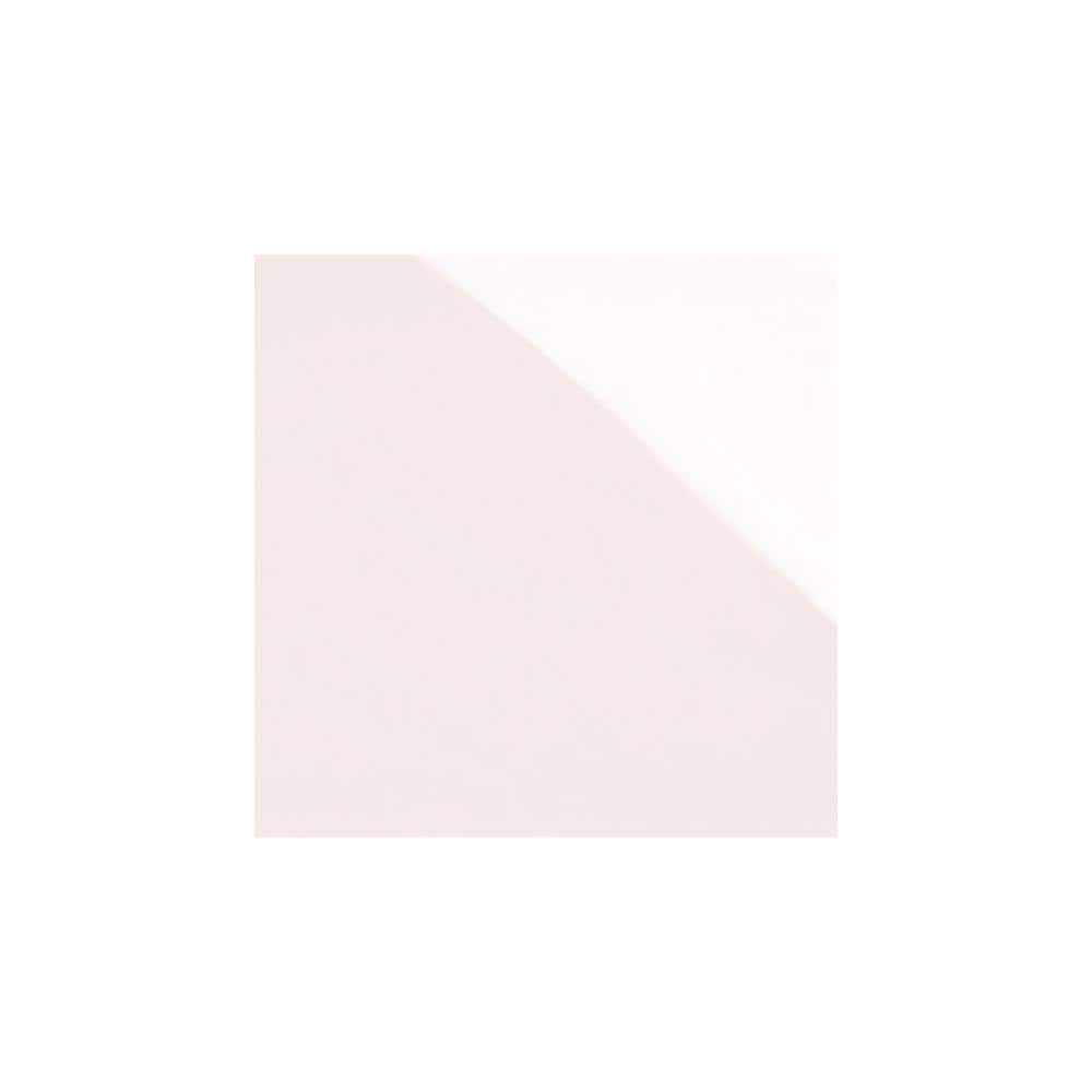 Rose Pale Pink 4 in. x 4 in. x 8mm Glass Subway Tile Sample price history on PriceWatchPro