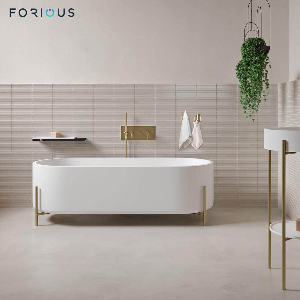 Brushed Gold Stainless Steel Double Robe and Towel Hooks