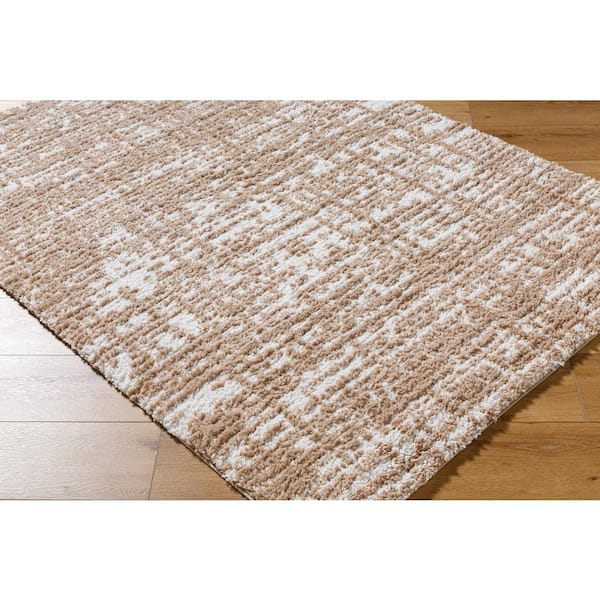 Sacramento Shag Brown 5 ft. x 7 ft. Modern Indoor Area Rug