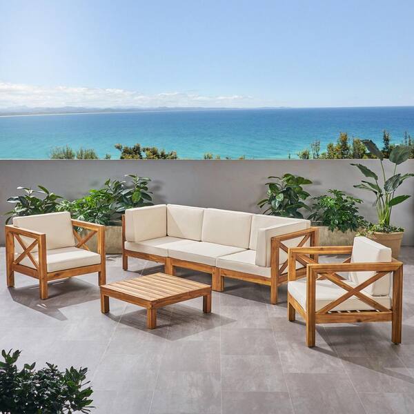 6 seat teak patio furniture set