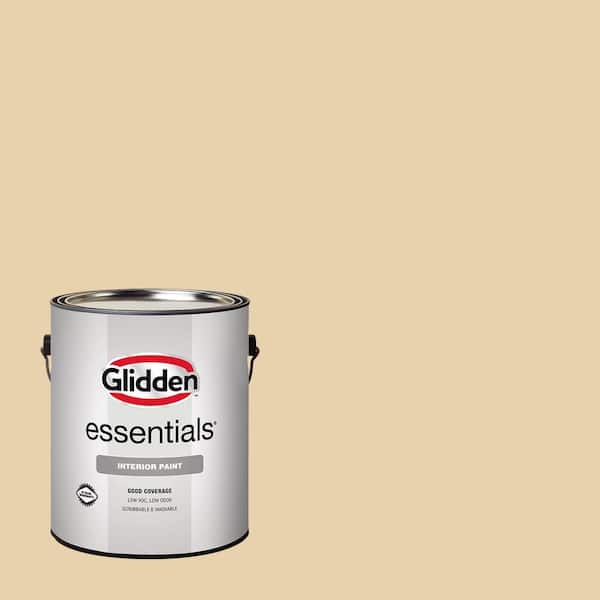 Glidden Essentials 1 gal. PPG1092-3 Tuscan Bread Flat Interior Paint