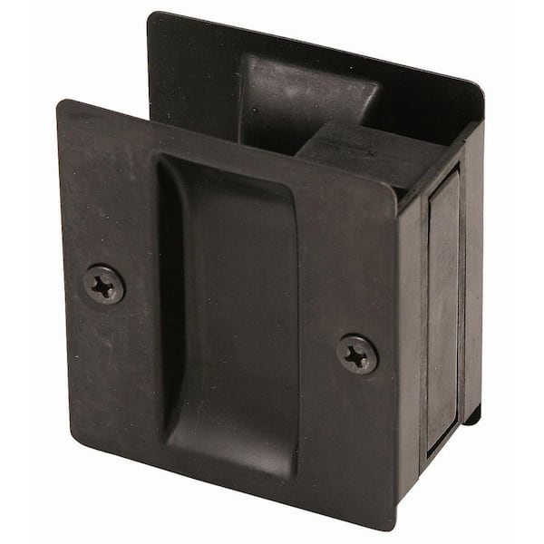 Unbranded Oil-Rubbed Bronze Pocket Door Lock Passage Hardware