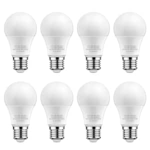 100-Watt Equivalent E26 A19 Medium Base Non-Dim Grow Light Bulbs, Grow Lights for Indoor Plants Full Spectrum (8-Pack)