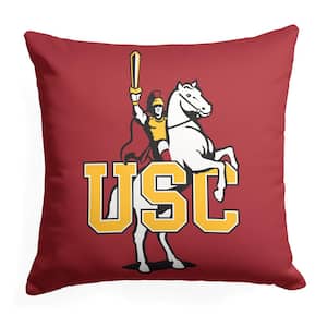 NCAA USC Horse Printed Throw Pillow