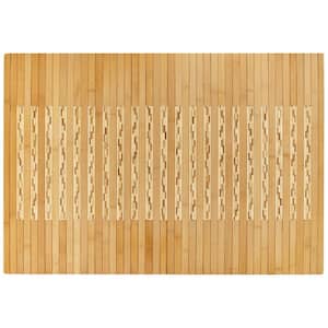 Light Brown 24 in. x 36 in. Kitchen and Bath Mat
