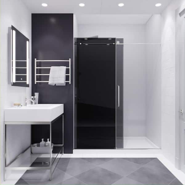 ANZZI Madam 56 to 60 in. by 76 in. Frameless Sliding Shower Door