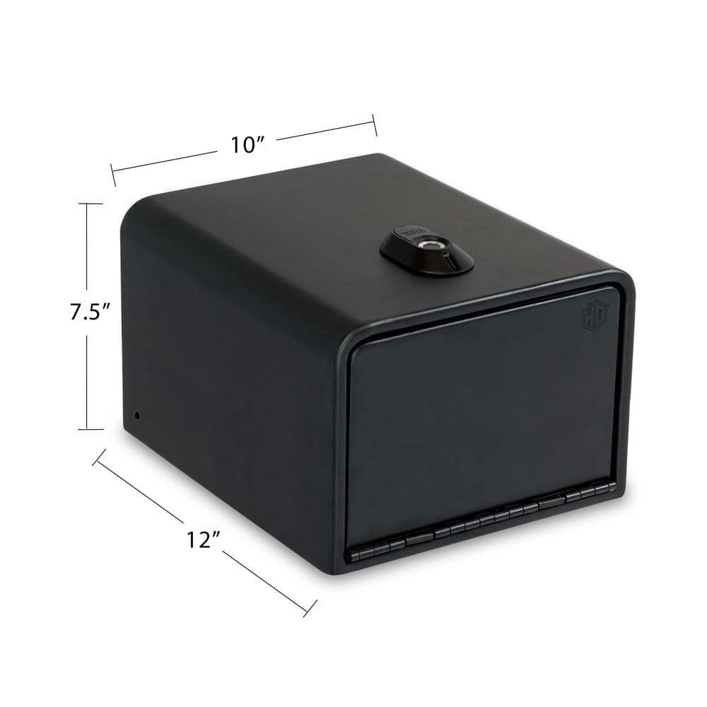 Matte Black Biometric Quick Access Home Defense Vault