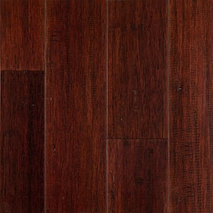 Acacia 2/7 in. T x 5.1 in. W Hand Scraped Engineered Bamboo Flooring (11.6 sqft/case)