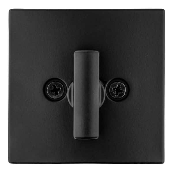 Baldwin Prestige Spyglass Matte Black Square Single Cylinder