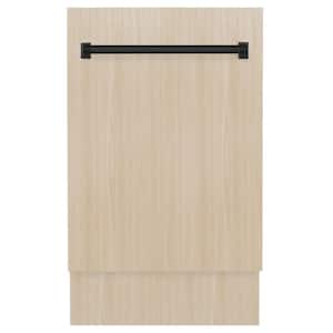 Autograph Edition 18 in. Top Control 8-Cycle Compact Panel Ready Dishwasher with 3rd Rack and Matte Black Handle