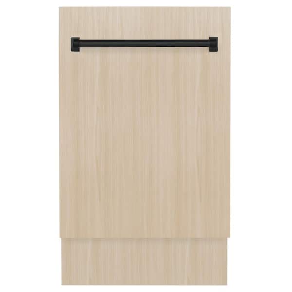 Autograph Edition 18 in. Top Control 8-Cycle Compact Panel Ready Dishwasher with 3rd Rack and Matte Black Handle
