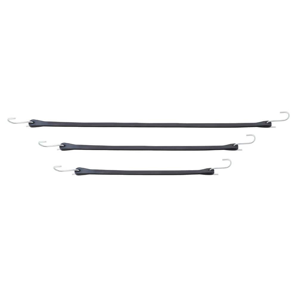 15 in., 21 in., and 31 in. Flat Heavy-Duty EPDM Rubber Bungee Straps, Value Pack Assortment price history on PriceWatchPro