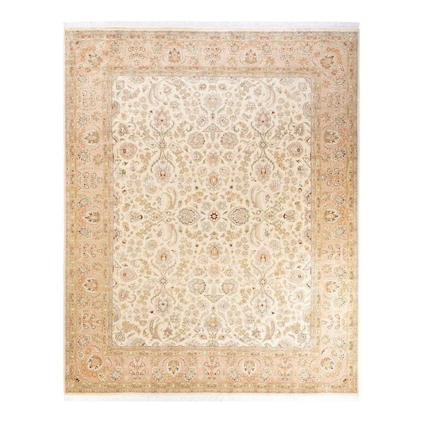 Solo Rugs Mogul One-of-a-Kind Traditional Ivory 8 ft. 2 in. x 10 ft. 2 in. Oriental Area Rug