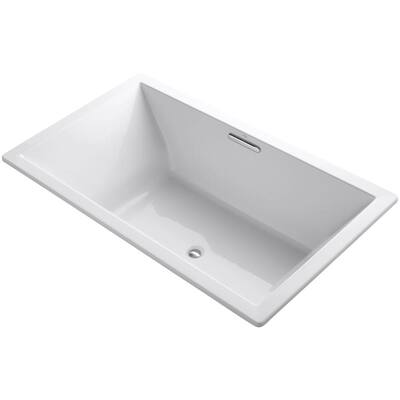 KOHLER 6 Ft. Center Drain Oval Bathtub In White-K-1149-0 - The Home Depot