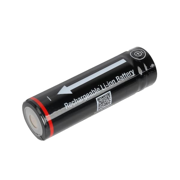 PRIVATE BRAND UNBRANDED 500 Lumens Dual Power Aluminum Flashlight 3.7-Volt 1200 mAh Rechargeable Replacement Battery