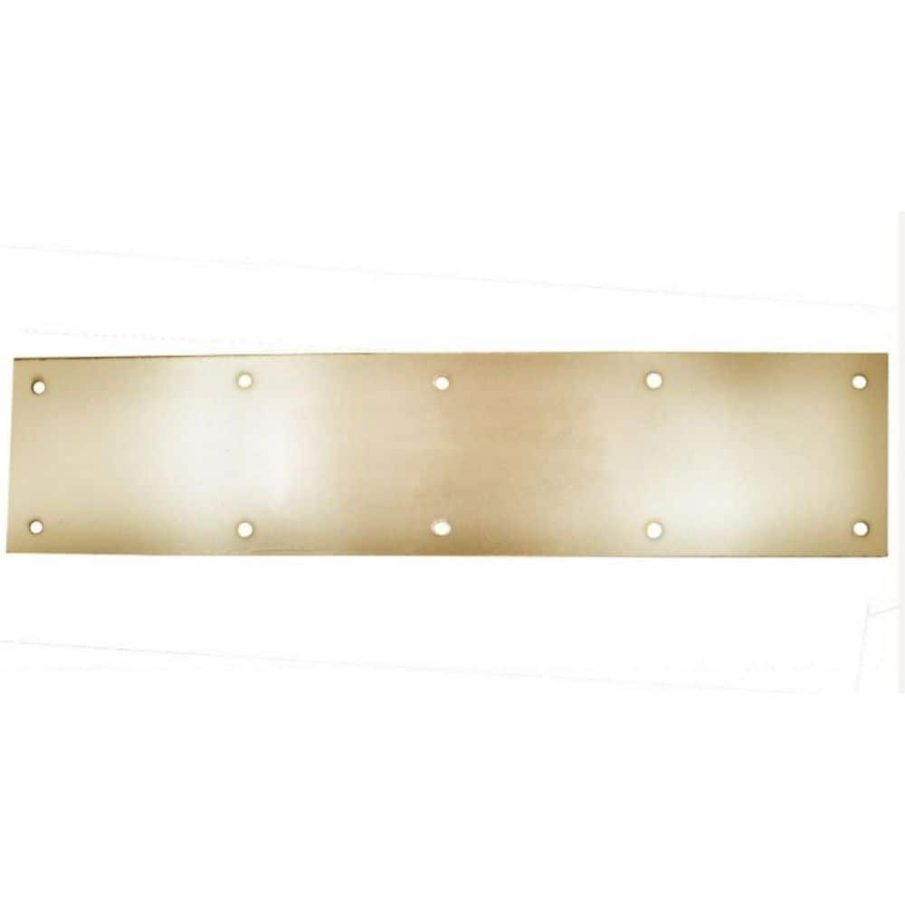 10 in. x 34 in. Bright Brass Commercial Kick Plate price history on PriceWatchPro