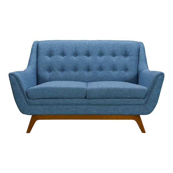 Armen Living Janson Blue Loveseat