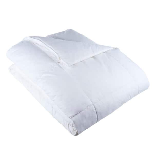 Lavish Home Light Warmth White Twin Duck Down Comforter