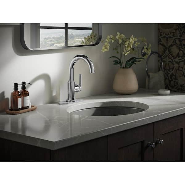 Torrington Single Handle Single Hole Bathroom Faucet in Polished Chrome