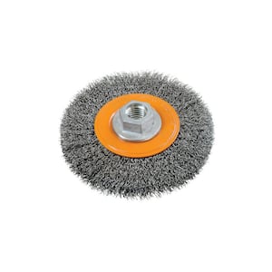 4.5 in. Crimped Wire Wheel Brushes 5/8-11 in. Arbor