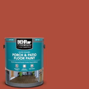 1 gal. #MQ4-35 Torch Red Gloss Enamel Interior/Exterior Porch and Patio Floor Paint