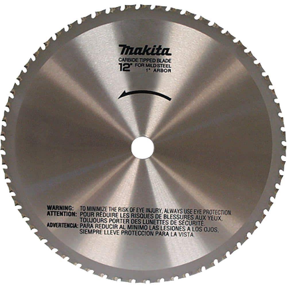 Makita 12 in. x in. 60 TPI Carbide Metal Cutting Blade A-90532 The Home  Depot