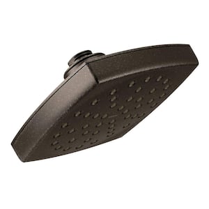 Voss 1-Spray Pattern with 2.5 GPM 6 in. Wall Mount Rainshower Showerhead Featuring Immersion in Oil Rubbed Bronze