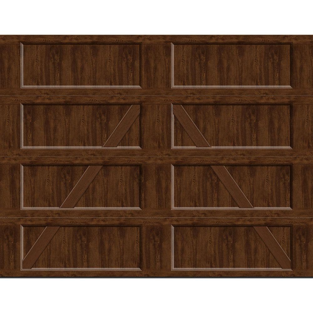 Clopay Bridgeport Steel Design A 9 ft. x 7 ft. Non-Insulated Wood