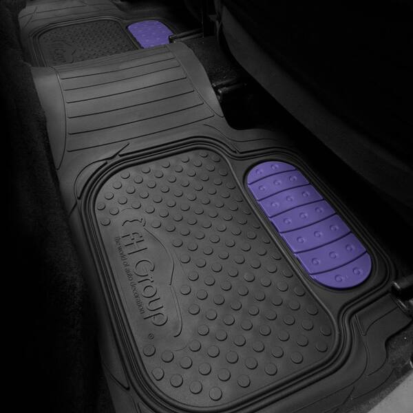 Blue Universal Fit Car Floor Mats Interior Liners for Auto Van Truck SUV,  Heavy Duty All Weather Protection