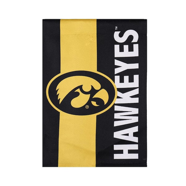 Fan Essentials 12 in. x 18 in. University of Iowa Garden Flag