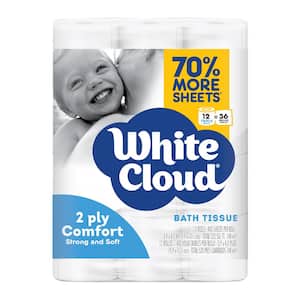Scott White Toilet Tissue (1000-Sheet 12 Rolls Per Pack) (2-Pack) 10060  COMBO1 - The Home Depot