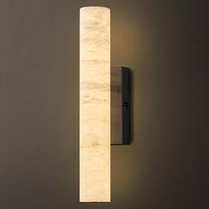 LITFAD Slim Stick Wall Mount Lighting Minimalist Metallic LED