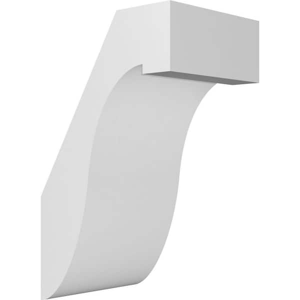 Ekena Millwork Del Monte 5 in. W x 10 in. H x 6 in. D Polyurethane Knee Brace