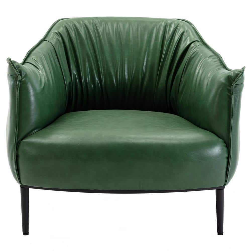 KINWELL Green Barrel Chair MLA000707GREEN The Home Depot
