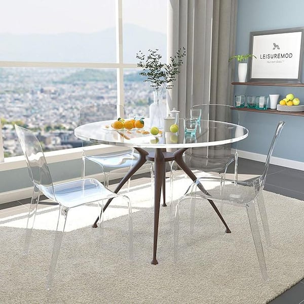 Clear Side Chair-Set of 4