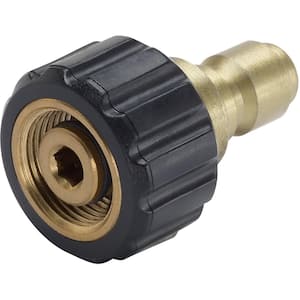 Female M22 x 3/8 in. Male Quick-Connect Connector for Pressure Washer