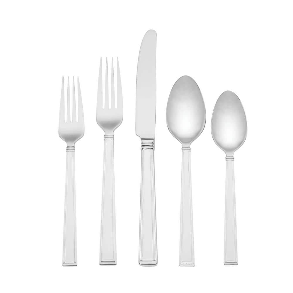 Lenox Bratton 65 Piece Stainless Steel Flatware Set, Service for 12