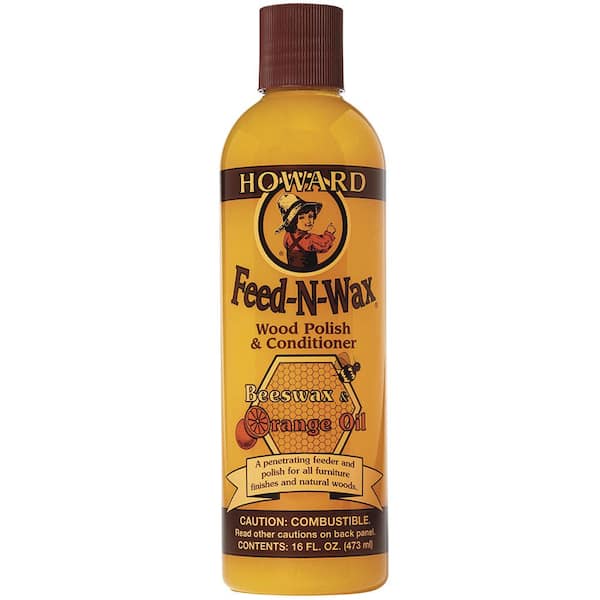 Howard 16 oz. Feed-N-Wax wood polish
