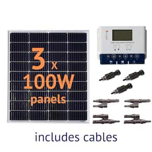 300-Watt Off-Grid Solar Panel Kit