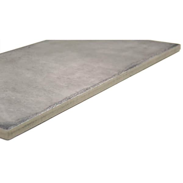 Exhale Gris 5.91 in. x 12.44 in. Glossy Porcelain Floor and Wall Tile (9.18 sq. ft./ Case)