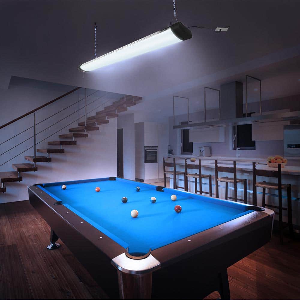 Feit 47-inch Black LED Hanging Shop Light Fixture