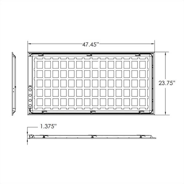 25 ft. Highly Reflective Mylar, Light Diffusing Film with White Plastic  Vapor Barrier