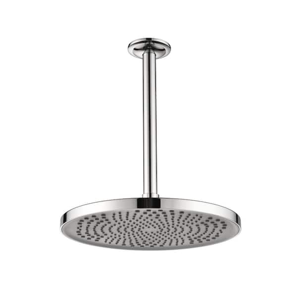 Tileon 10.2 in. W Ceiling Fixed Mount High Pressure Rain Shower Head in