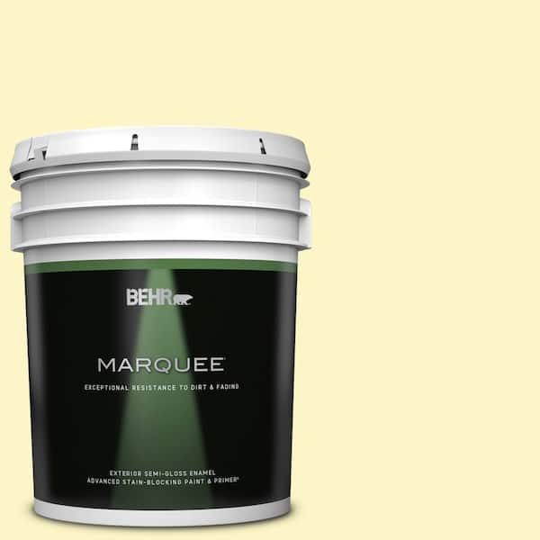 BEHR MARQUEE 5 gal. #PPL-20 Dancing Butterfly Semi-Gloss Enamel Exterior Paint & Primer