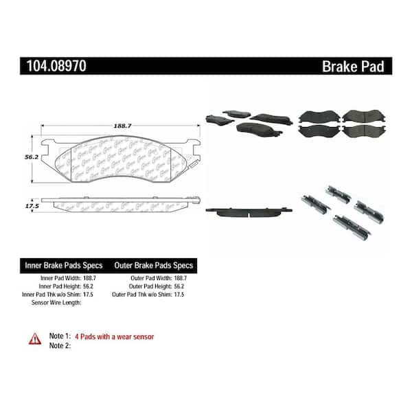 Centric Parts Disc Brake Pad Set