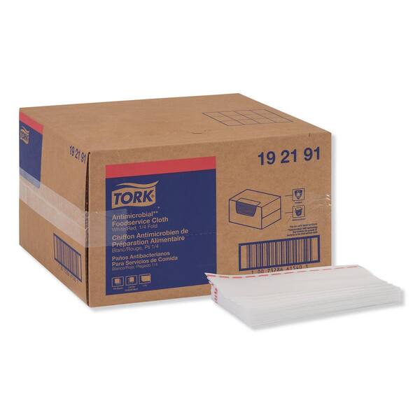 TORK 13 in. x 24 in., White Food Service Cleaning (150/Carton)