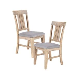 Sonoma Natural/Grey Dining Chair Set of 2