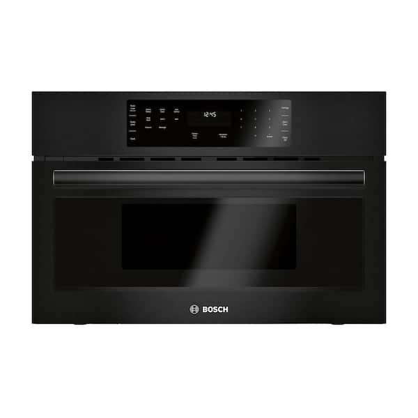 Bosch 500 Series 30 in. 1.6 cu. ft. Built-In Microwave in Black with Drop Down Door and Sensor Cooking