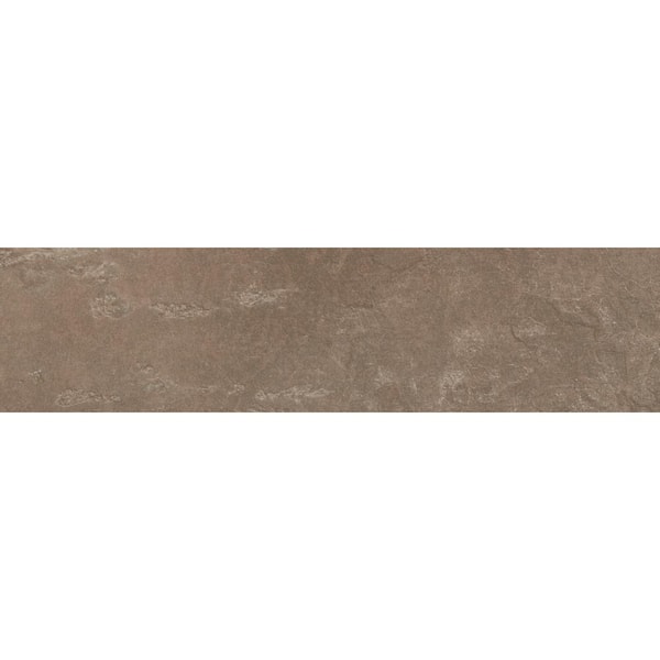 EMSER TILE Brava Brown 3.15 in. x 13.11 in. Matte Porcelain Single Bullnose Tile